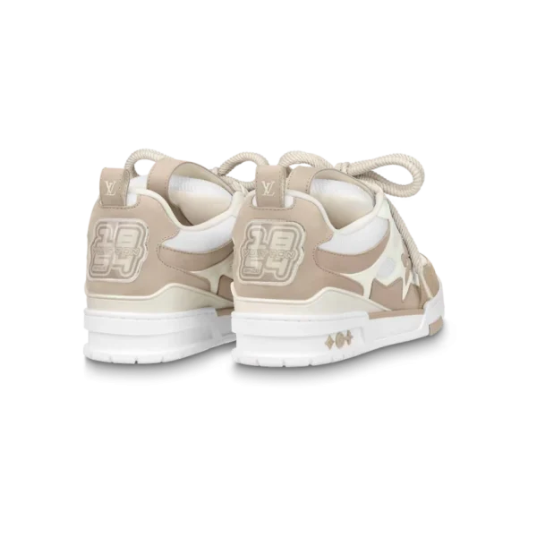 Louis Vuitton LV Skate Sneaker Beige White - Image 3