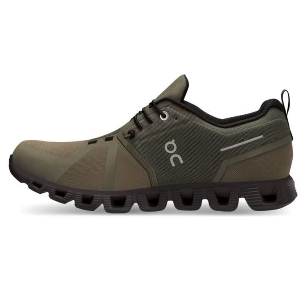 On Running Cloud 5 Waterproof Olive Black