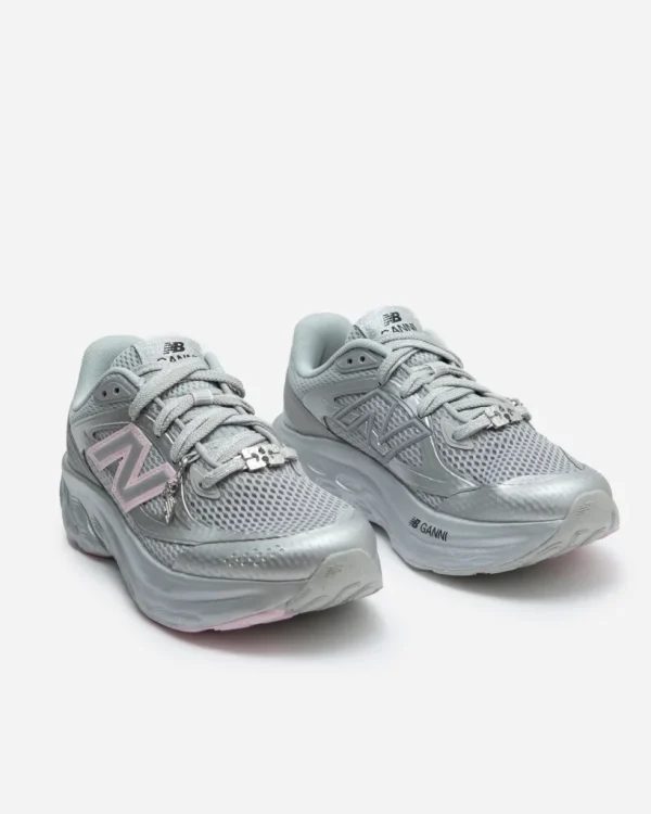 New Balance x GANNI Fresh Foam Trainer 'Futuristic Silver Pink' - Image 5