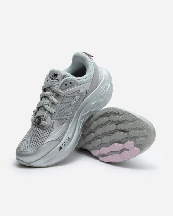 New Balance x GANNI Fresh Foam Trainer 'Futuristic Silver Pink' - Image 4