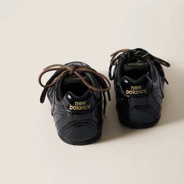 New Balance x Miu Miu 530 SL 'Black Patent' - Image 4
