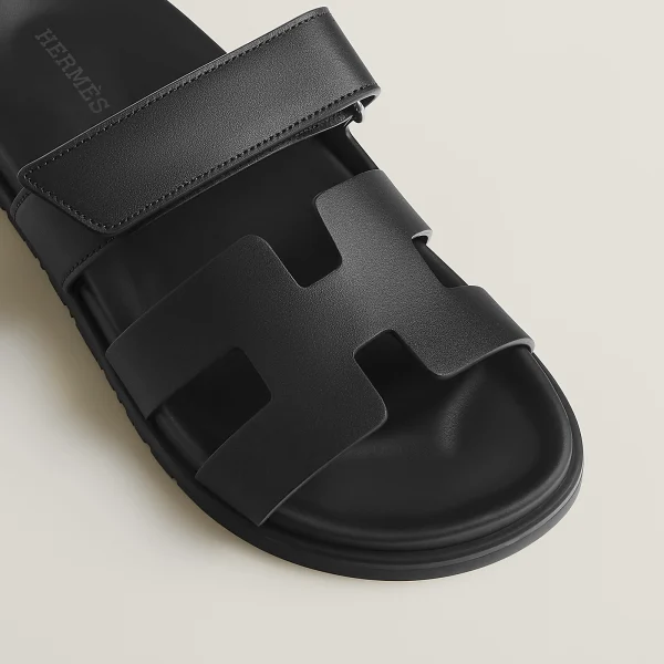 Hermes Chypre Sandal All Black - Image 7