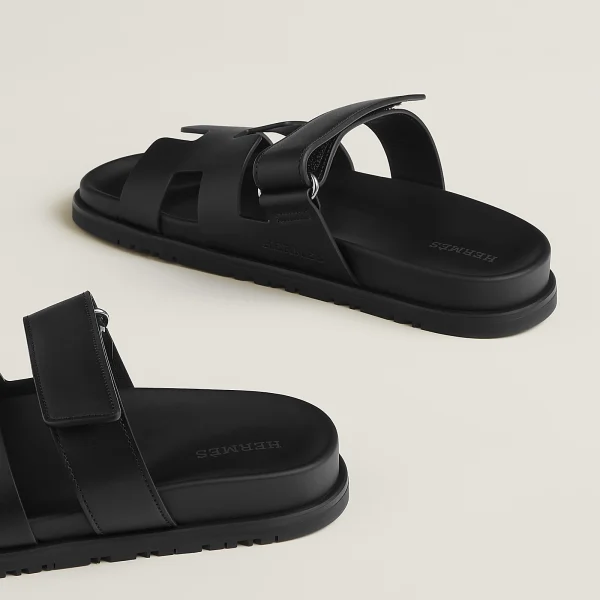 Hermes Chypre Sandal All Black - Image 6