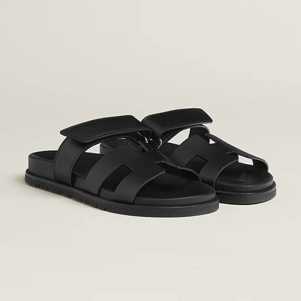 Hermes Chypre Sandal All Black - Image 2