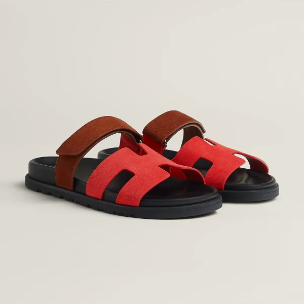 Hermes Chypre Sandal rouge cinétique / gold - Image 2