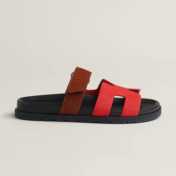 Hermes Chypre Sandal rouge cinétique / gold - Image 4