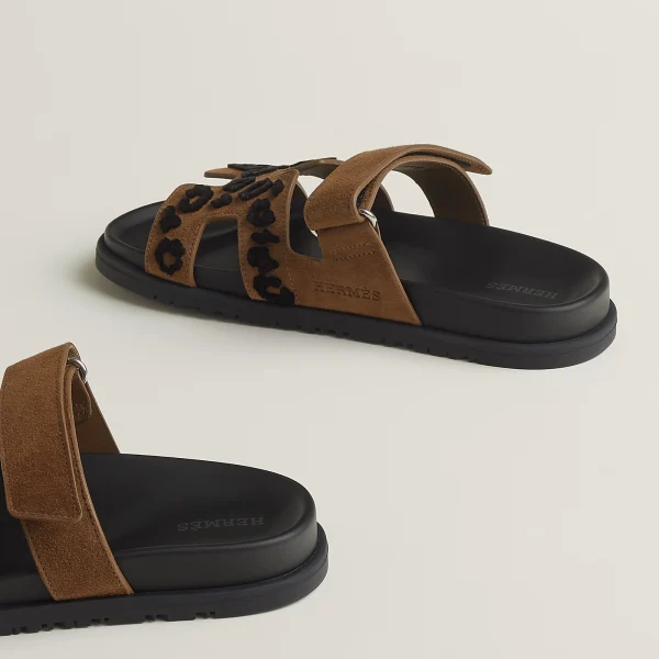 Hermes Chypre Sandal brun fumé / noir - Image 7