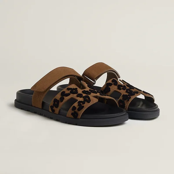 Hermes Chypre Sandal brun fumé / noir - Image 2