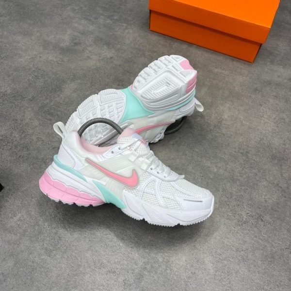 Nike V2K Run Pink White - Image 2