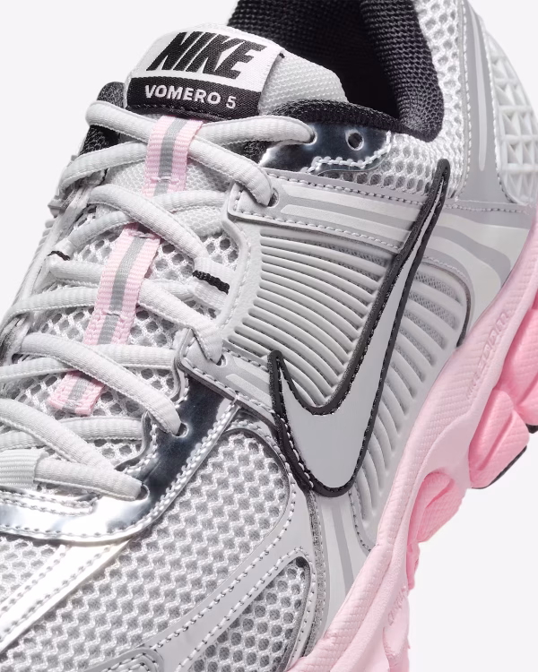 Nike Zoom Vomero 5 Pink Silver - Image 6