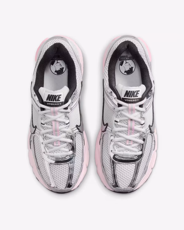 Nike Zoom Vomero 5 Pink Silver - Image 4