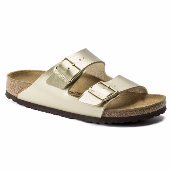 Birkenstock Arizona Birko-Flor - Gold - Image 6