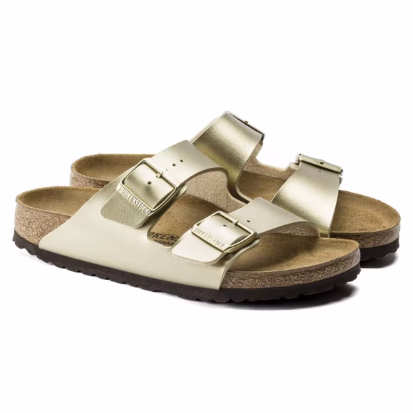 Birkenstock Arizona Birko-Flor - Gold - Image 4
