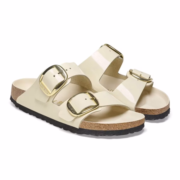 Birkenstock Arizona Natural Leather Patent - Image 4