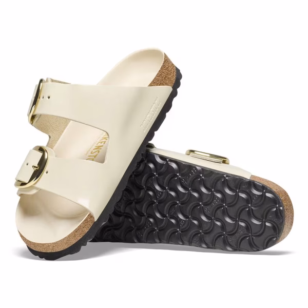Birkenstock Arizona Natural Leather Patent - Image 3