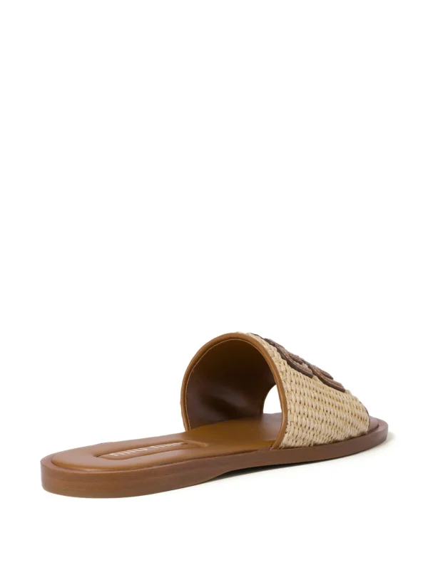 Miu Miu Slipper Browne Straw - Image 7