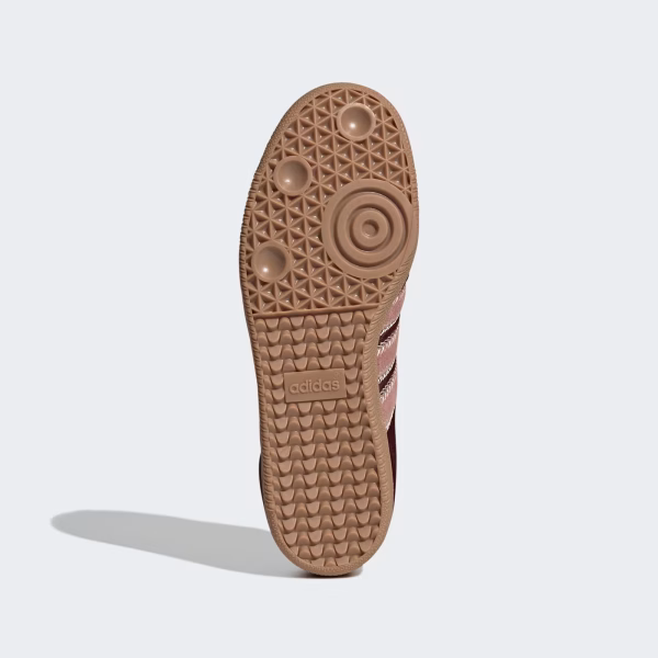 Adidas Samba OG Maroon Sand Strata Pony - Image 7
