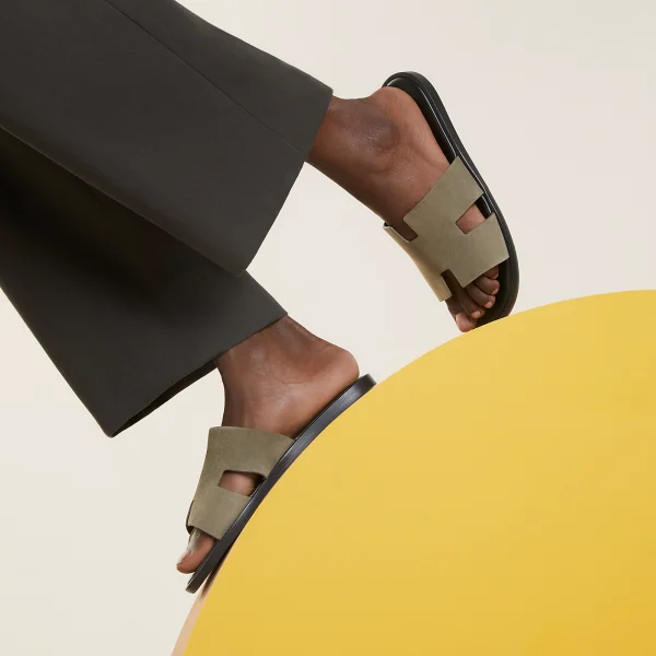 Hermes Izmir Sandal vert toundra - Image 5