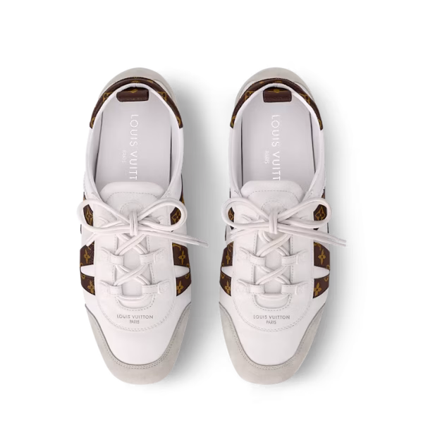 Louis Vuitton LV Sneakerina White Brown - Image 5