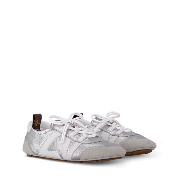 Louis Vuitton LV Sneakerina White Sliver Gum - Image 7
