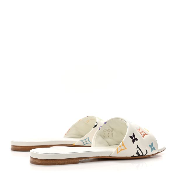 LV X TM Lambskin Monogram 6AM Flat Mule Sandal - Image 4