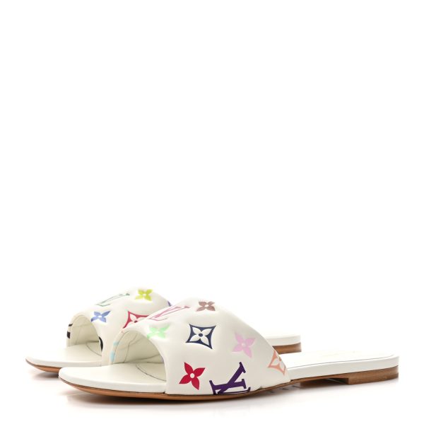 LV X TM Lambskin Monogram 6AM Flat Mule Sandal - Image 3