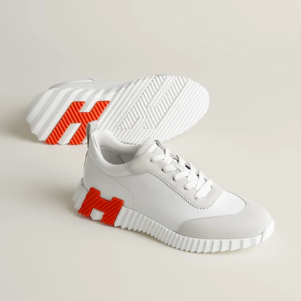 Hermes Paris Bouncing White Orange - Image 7
