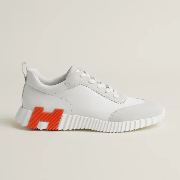 Hermes Paris Bouncing White Orange - Image 5
