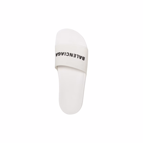 Balenciaga Pool Slide White Black - Image 3