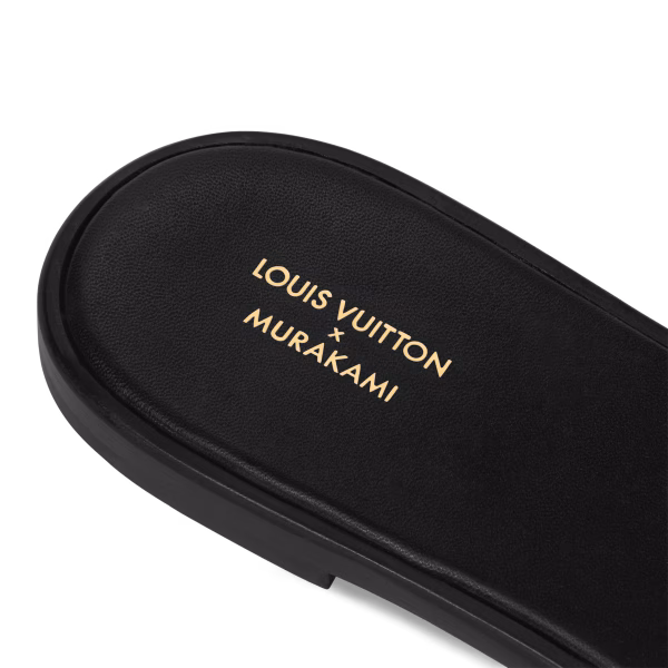 LV x TM Lily Flat Mule Cherry Blossom Sakura Brown - Image 3