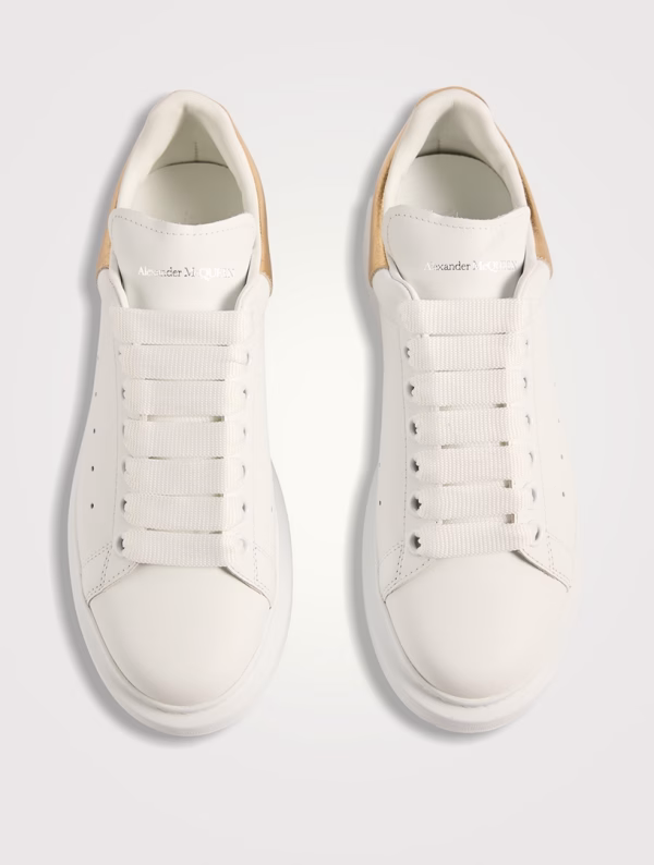 Alexander McQueen White and Gold Oversized - Image 3