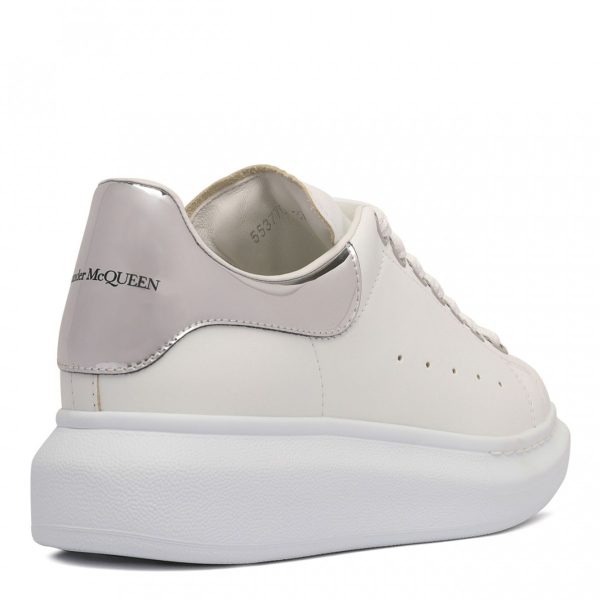 Alexander McQueen White and Silver Oversized - Image 3