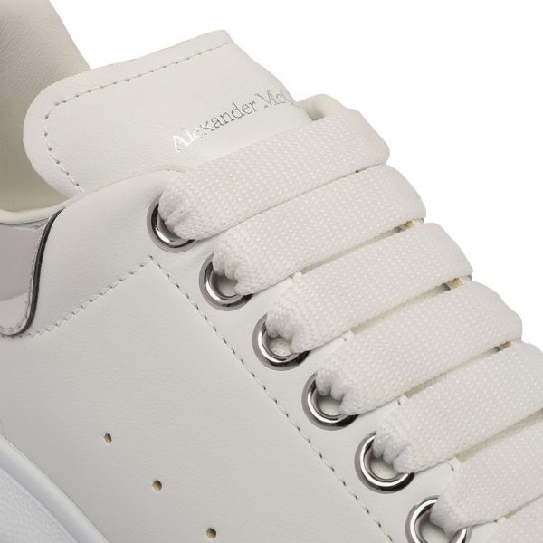 Alexander McQueen White and Silver Oversized - Image 2