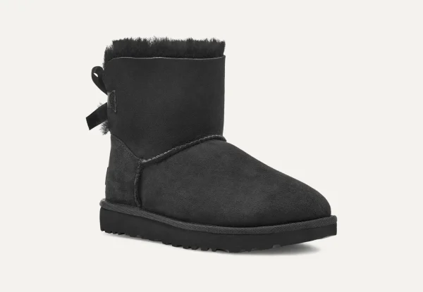 UGG Mini Bailey Bow II  Black - Image 4