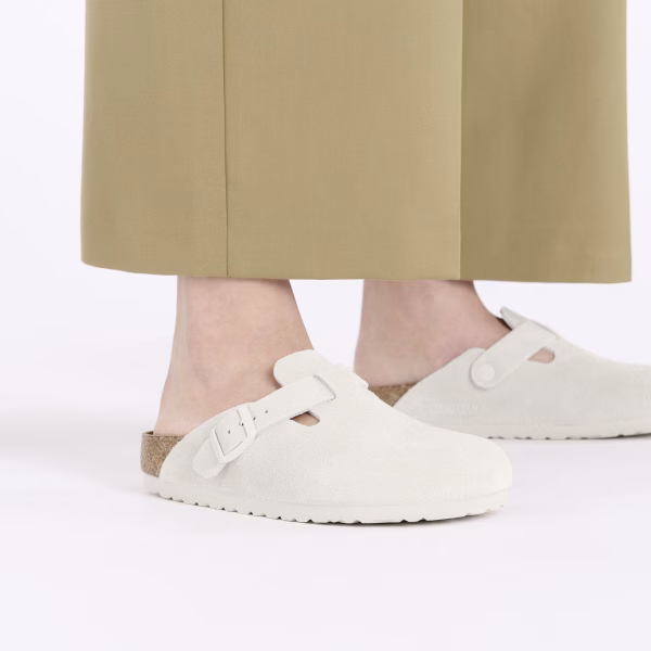 Birkenstock Boston Soft Footbed Antique White - Image 5