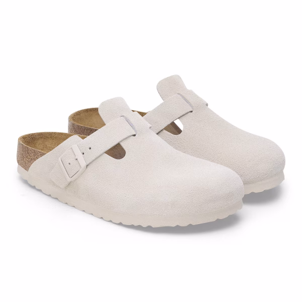 Birkenstock Boston Soft Footbed Antique White - Image 2