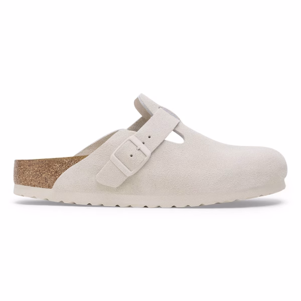 Birkenstock Boston Soft Footbed Antique White - Image 8