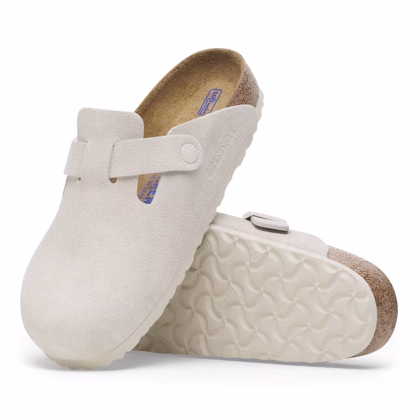 Birkenstock Boston Soft Footbed Antique White - Image 4