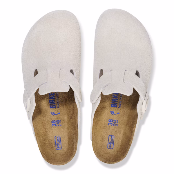 Birkenstock Boston Soft Footbed Antique White - Image 6