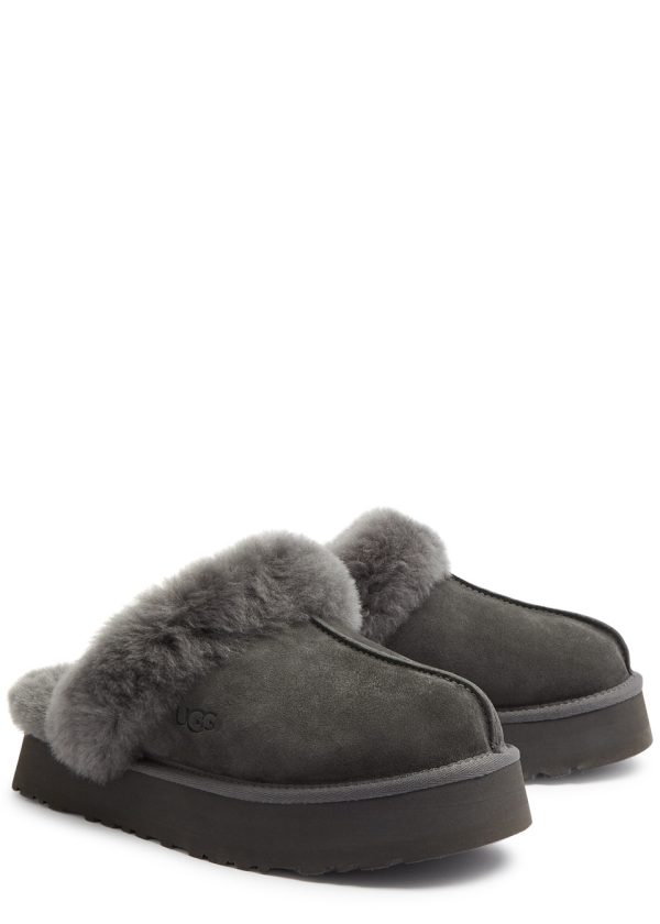 UGG Disquette Slipper Charcoal - Image 5
