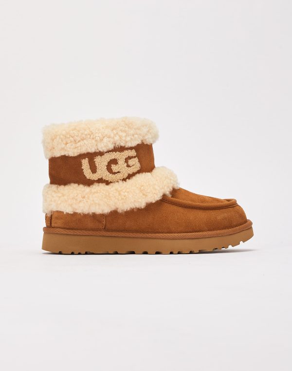 UGG Classic Ultra Mini Fluff 'Chestnut' - Image 6