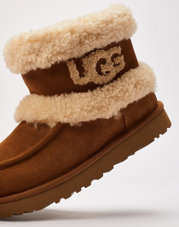 UGG Classic Ultra Mini Fluff 'Chestnut' - Image 3