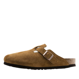 Birkenstock Boston Shearling Suede Leather Mink