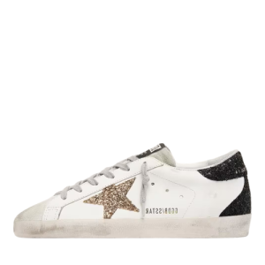 Golden Goose Gold Glitter Star black