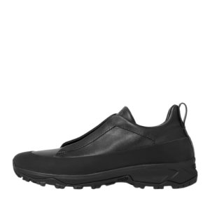 Zegna Black Monte Leather Triple Stitch