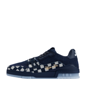 LV Trainer Damier denim