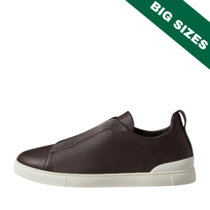 ZEGNA Dark Brown Triple Stitch