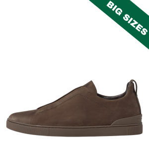 ZEGNA Tobacco Suede Dark Taupe