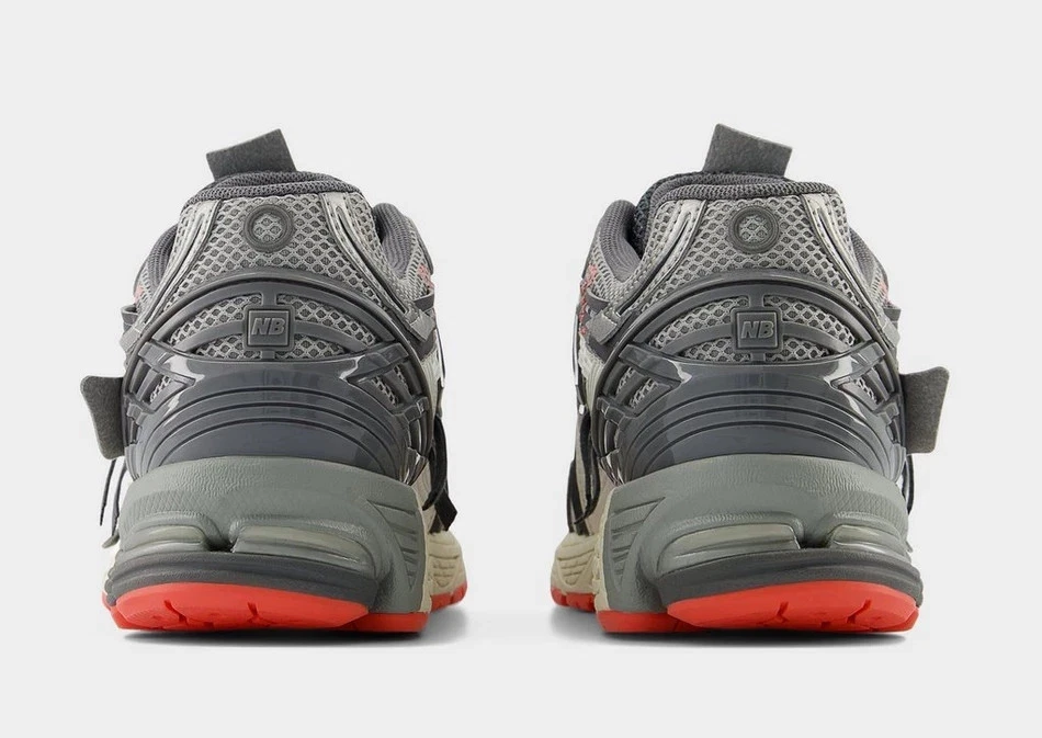 New Balance 1906A Slate Grey Drift Red - Image 3