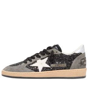 Golden Goose Women's Ball Star in glitter with leather star